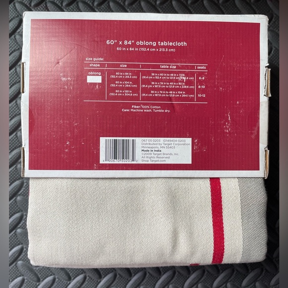 NWT Birchwood Chalet Oblong Tablecloth - Picture 2 of 6